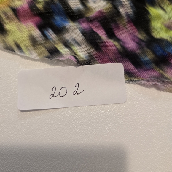 AFRM Kaylee Crewneck Long Sleeve Top In Multicolored Crew Neck Size XS - Picture 12 of 12